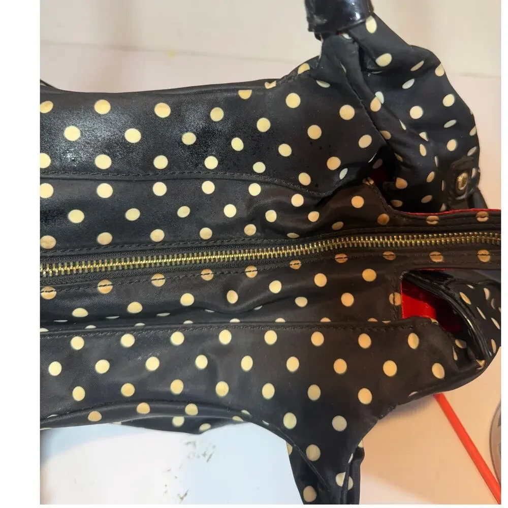 Kate Spade Stevie Spot Nylon Dot Shoulder Bag Tote Handbag Purse SEE PHOTOS